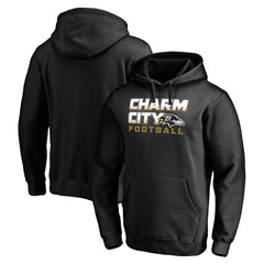 Baltimore Ravens Hometown Collection Sweep Pullover Hoodie - Black Hoodies