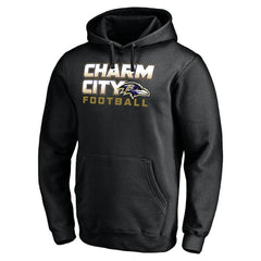 Baltimore Ravens Hometown Collection Sweep Pullover Hoodie - Black Hoodies