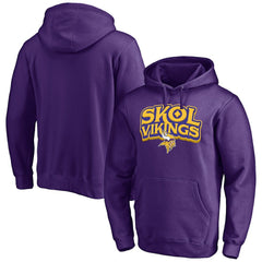 Minnesota Vikings Hometown Collection Sweep Pullover Hoodie - Purple Hoodies