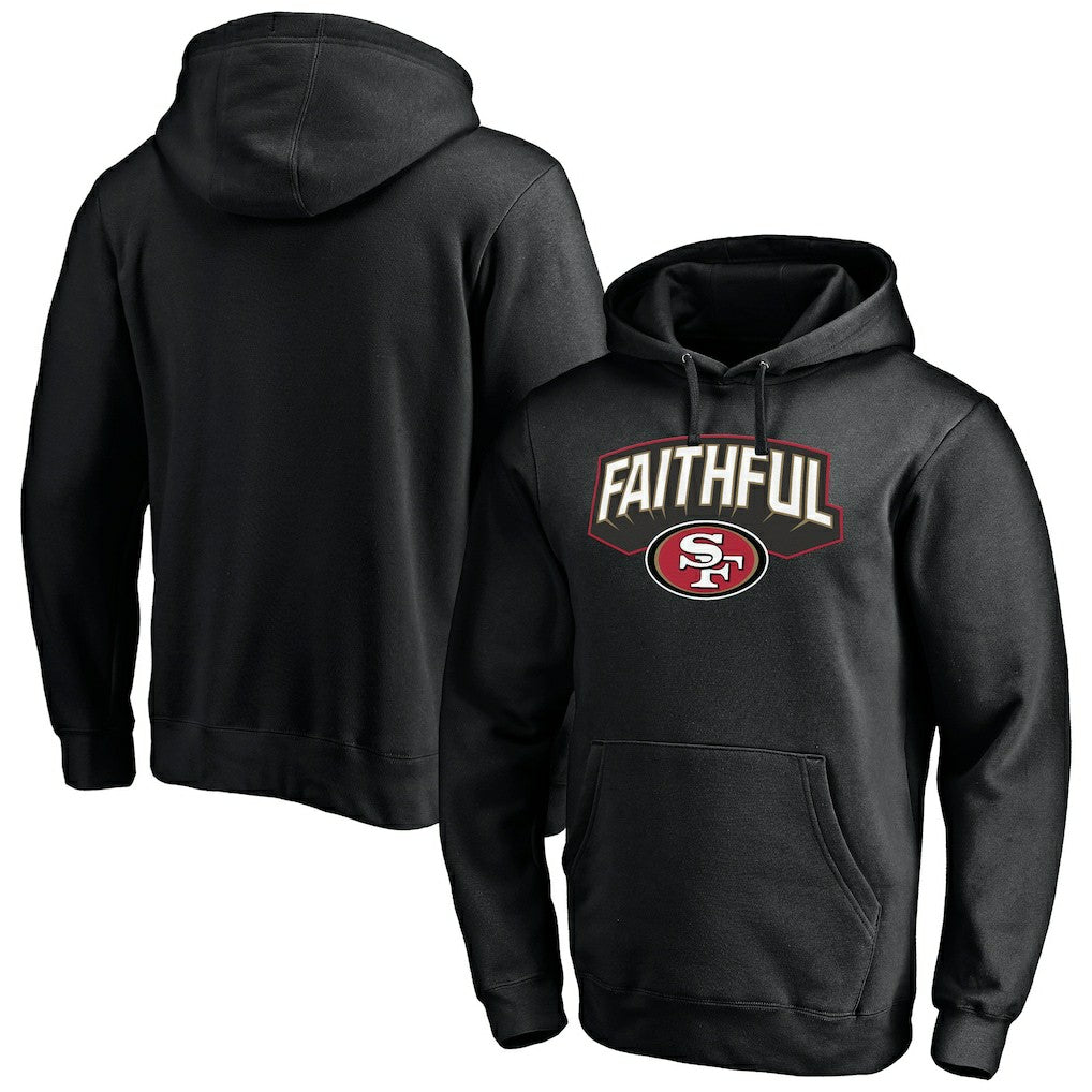 San Francisco 49ers Hometown Collection Sweep Pullover Hoodie - Black Hoodies