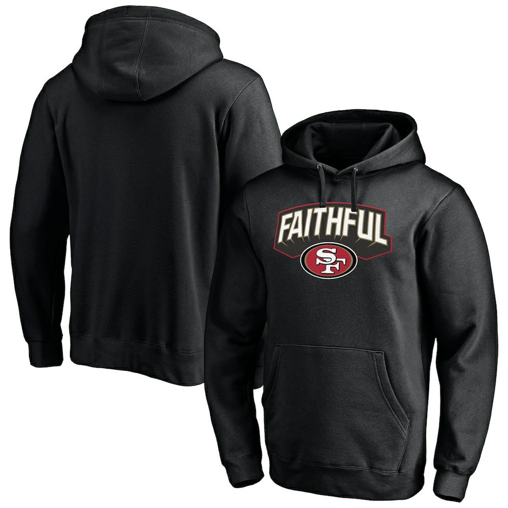 San Francisco 49ers Hometown Collection Sweep Pullover Hoodie - Black Hoodies