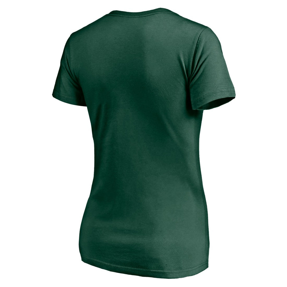 Green Bay Packers Women's Hometown Collection V-Neck T-Shirt - Green T-shirts