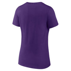 Minnesota Vikings Women's Hometown Collection Defend The North V-Neck T-Shirt - Purple T-shirts