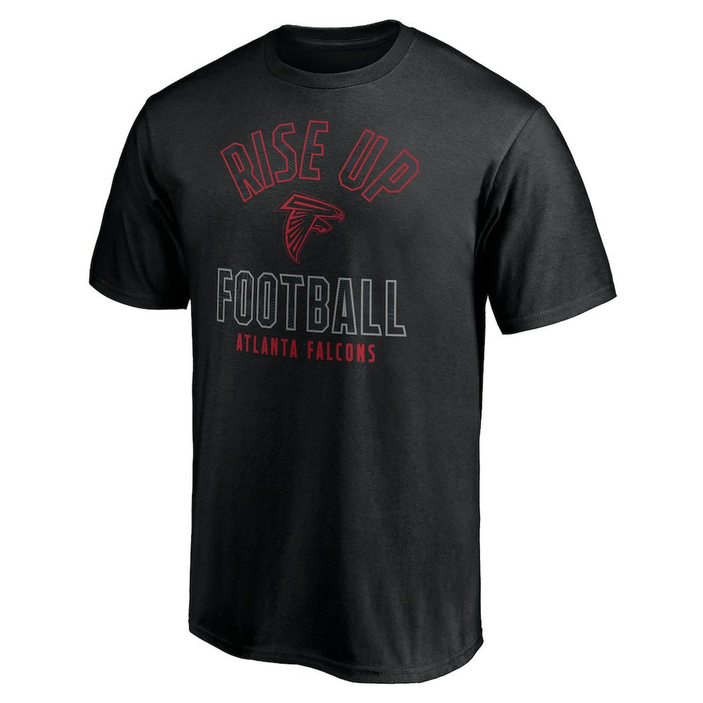 Atlanta Falcons Nickname Arc T-Shirt - Black T-shirts