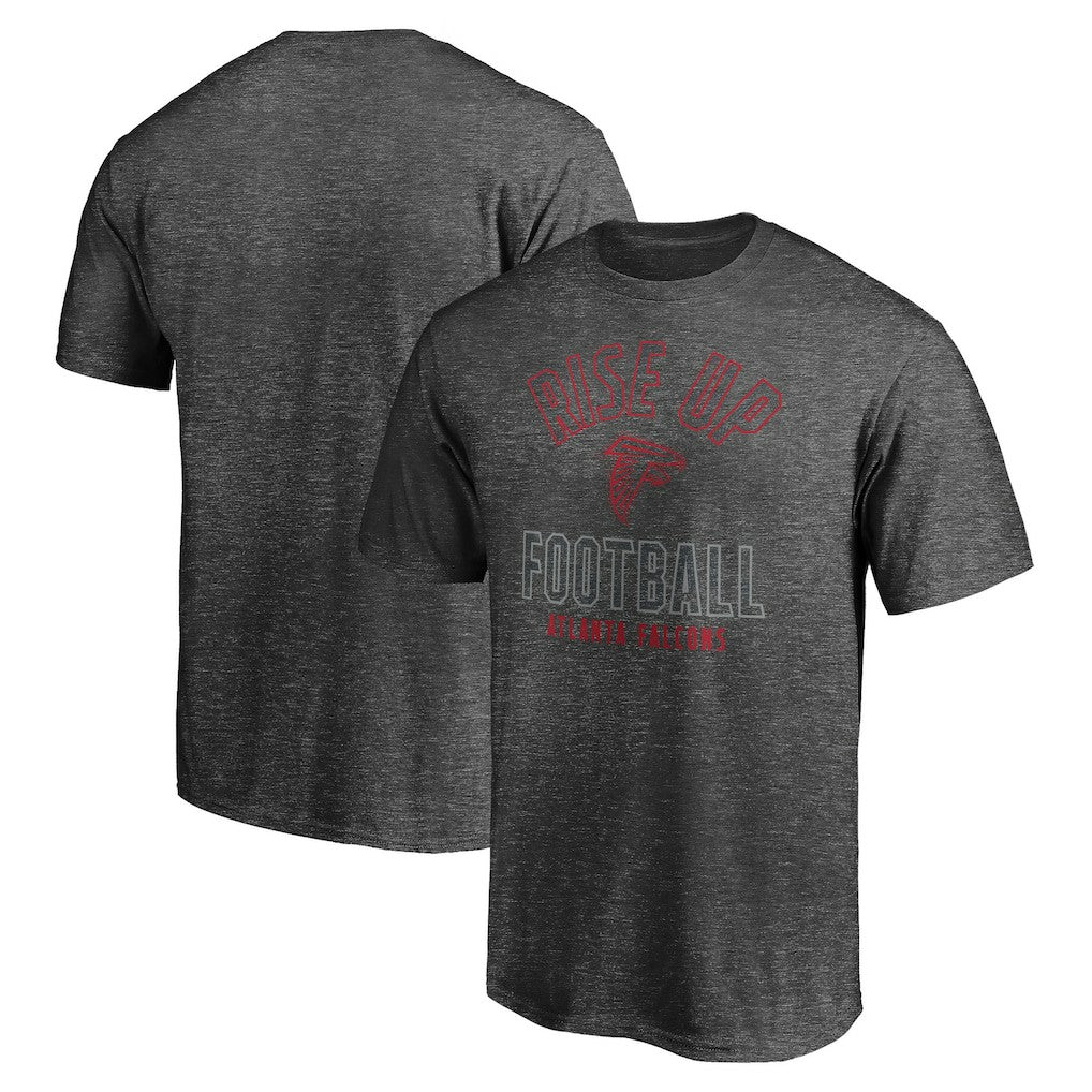 Atlanta Falcons Nickname Arc T-Shirt - Charcoal T-shirts