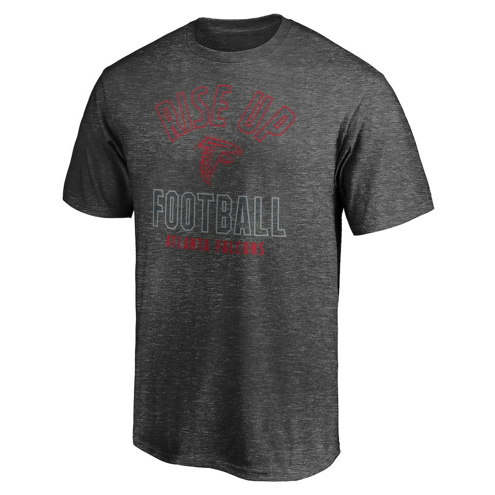 Atlanta Falcons Nickname Arc T-Shirt - Charcoal T-shirts
