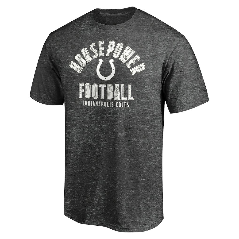 Indianapolis Colts Nickname Arc T-Shirt - Charcoal T-shirts