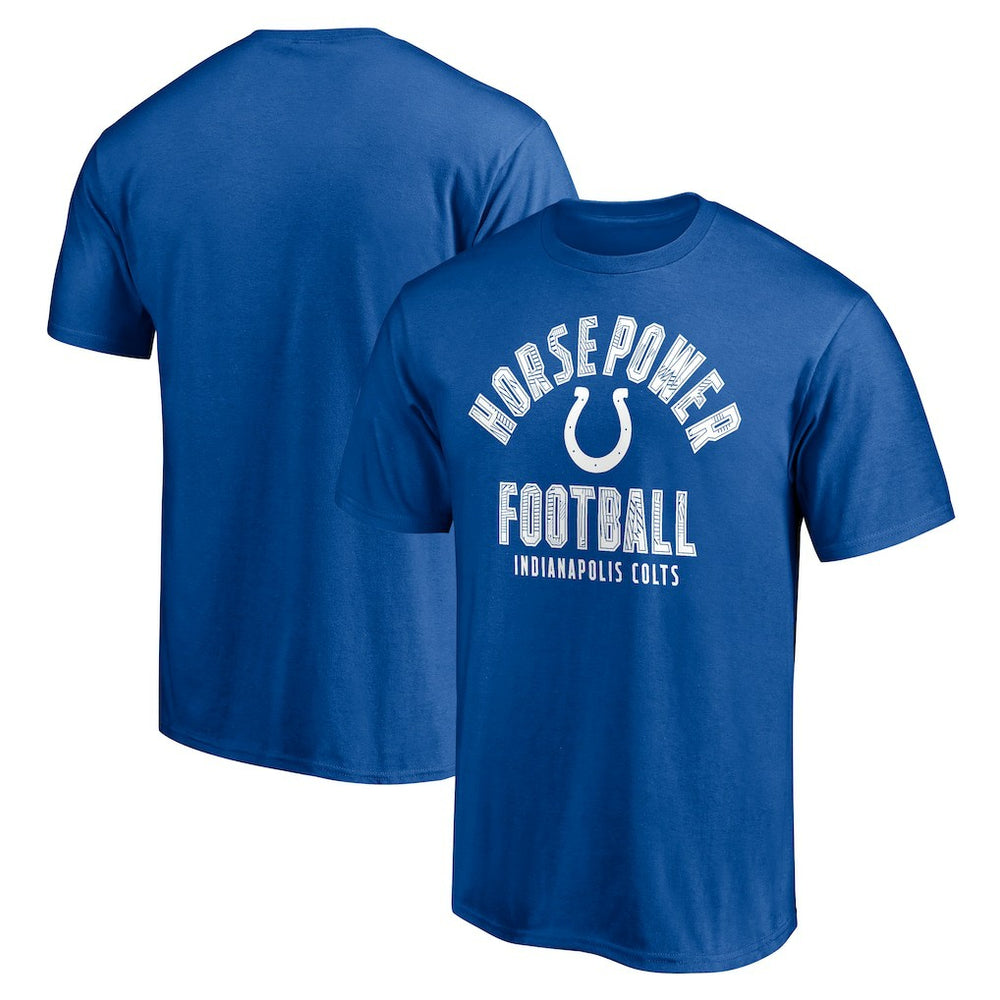 Indianapolis Colts Nickname Arc T-Shirt - Royal T-shirts