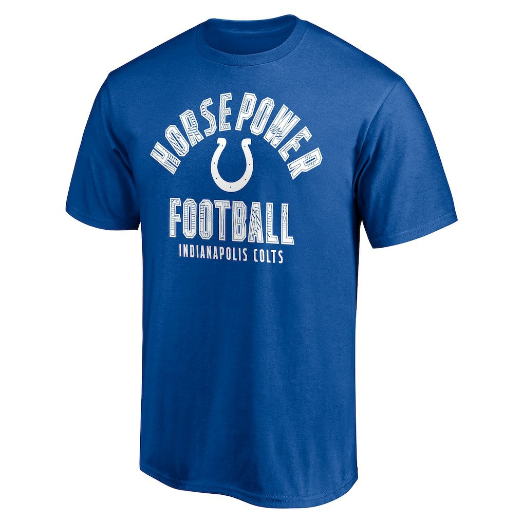 Indianapolis Colts Nickname Arc T-Shirt - Royal T-shirts