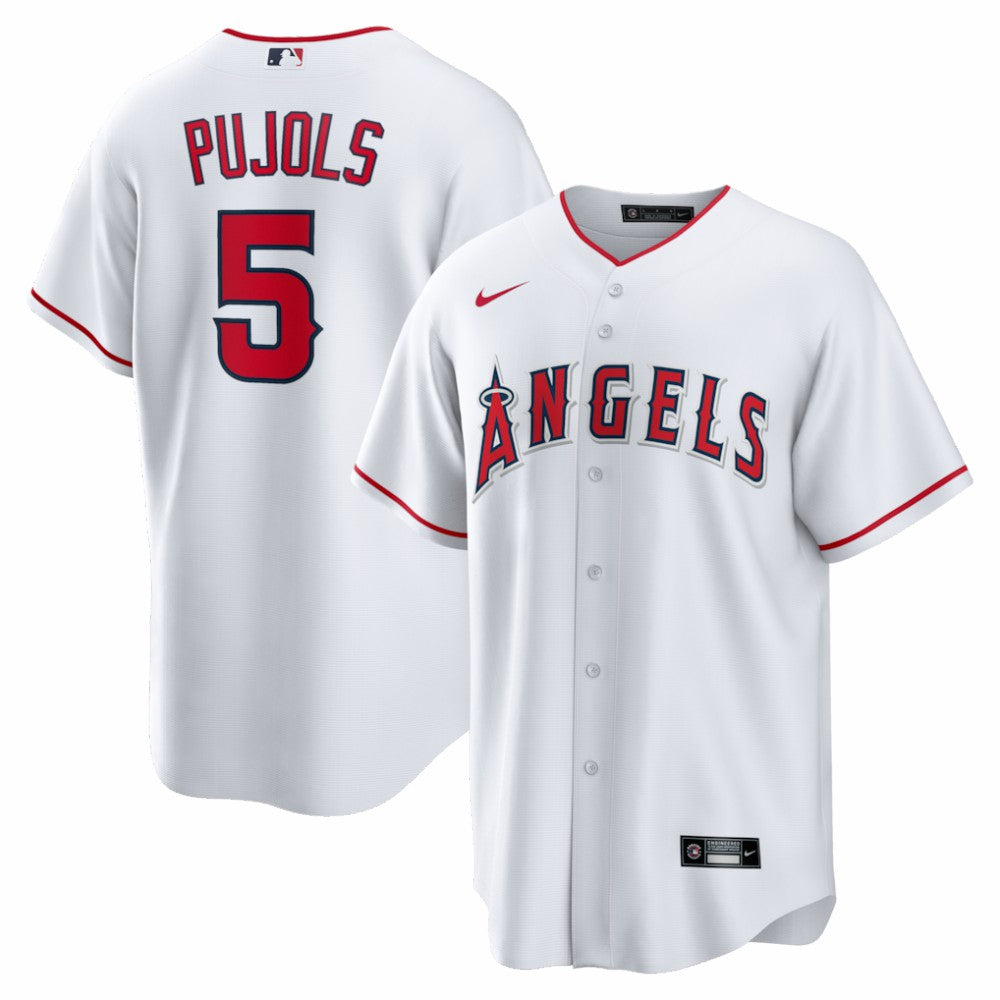 Albert Pujols Los Angeles Angels Nike Home Retired Player Replica Jersey - White Jerseys