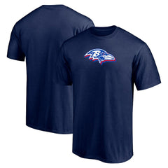Baltimore Ravens Red White and Team T-Shirt - Navy T-shirts