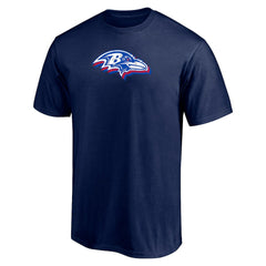 Baltimore Ravens Red White and Team T-Shirt - Navy T-shirts
