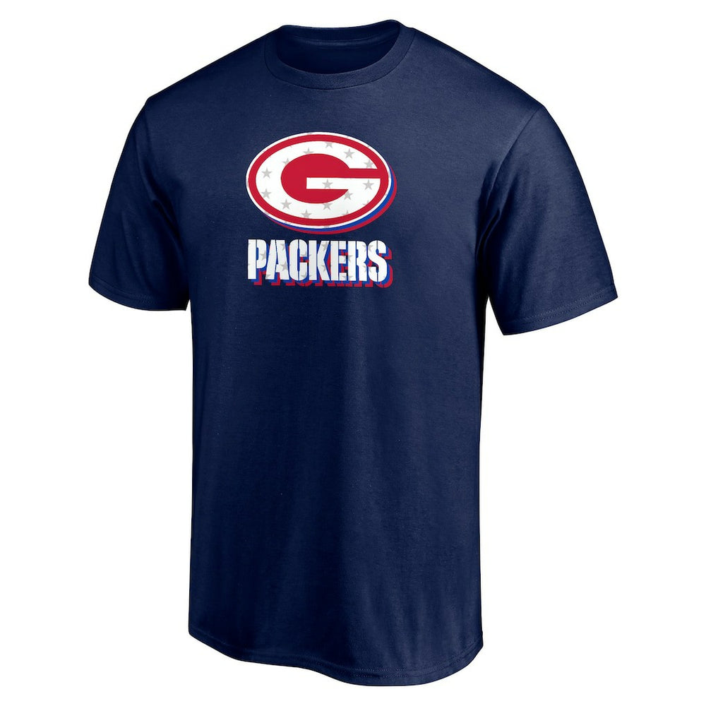 Green Bay Packers Red White and Team T-Shirt - Navy T-shirts