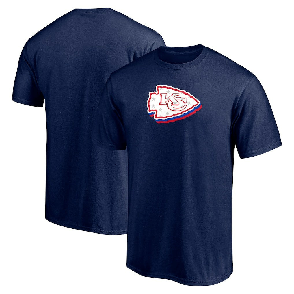 Kansas City Chiefs Red White and Team T-Shirt - Navy T-shirts