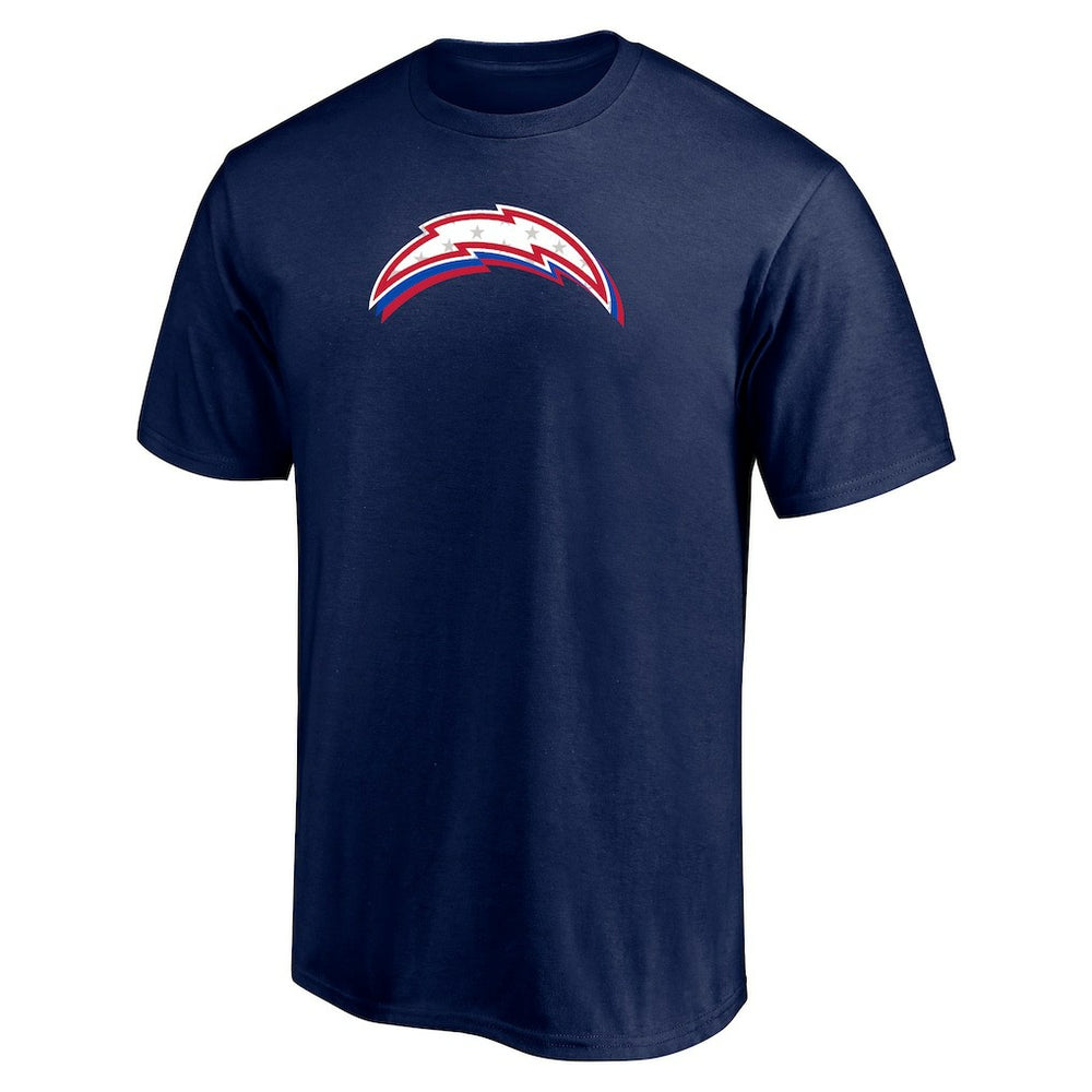Los Angeles Chargers Red White and Team T-Shirt - Navy T-shirts