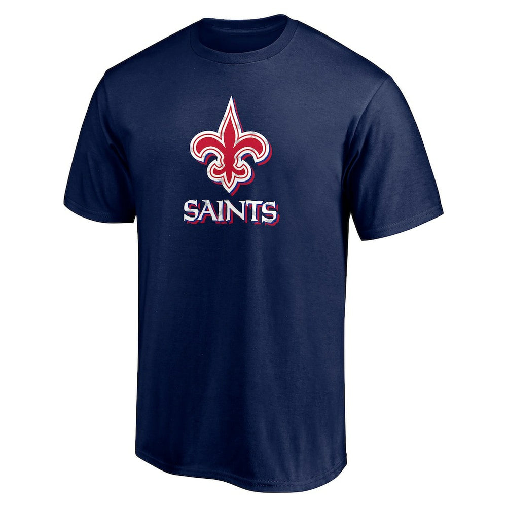 New Orleans Saints Red White and Team T-Shirt - Navy T-shirts
