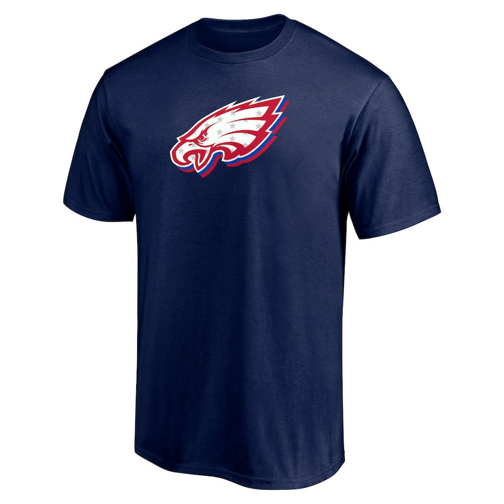 Philadelphia Eagles Red White and Team T-Shirt - Navy T-shirts