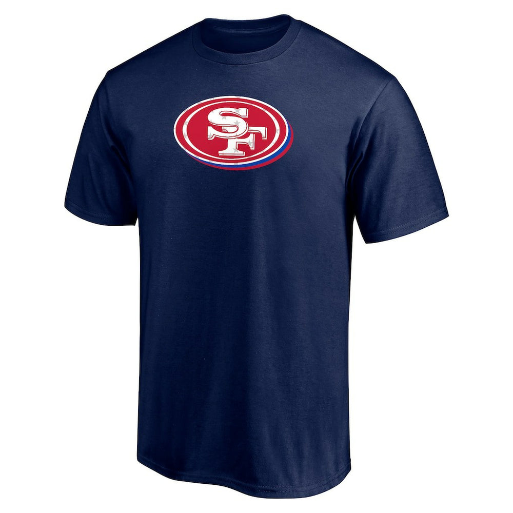 San Francisco 49ers Red White and Team T-Shirt - Navy T-shirts