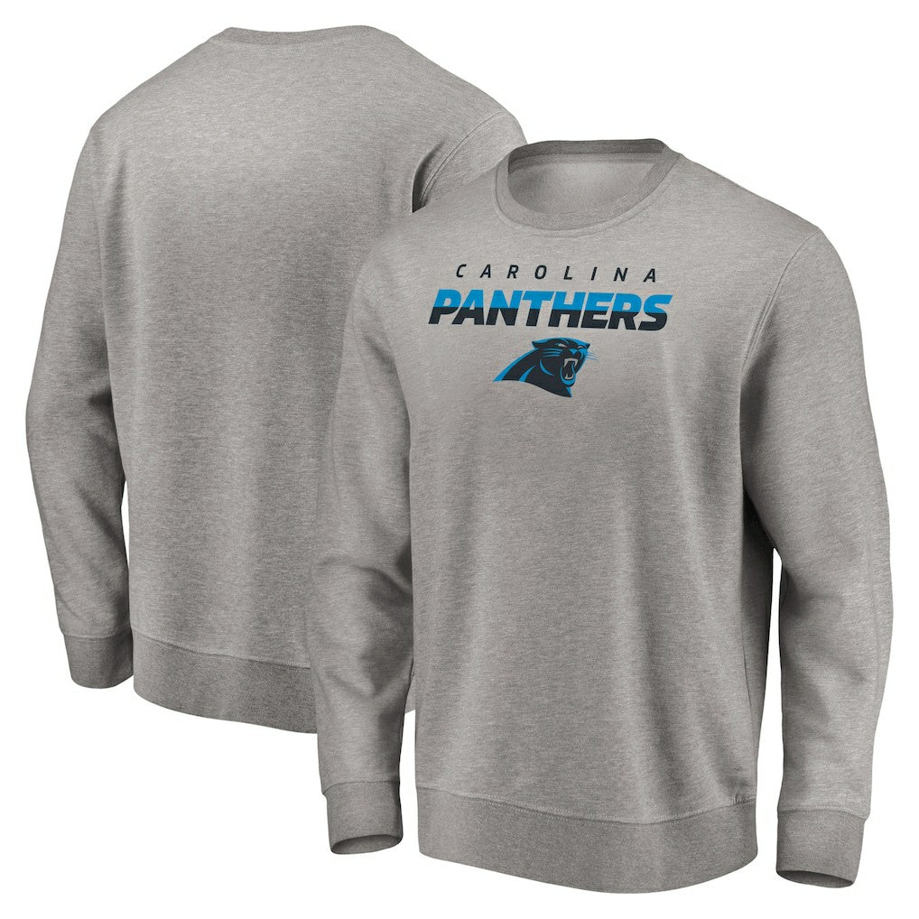 Carolina Panthers Elevate Play Pullover Sweatshirt - Gray Pullover