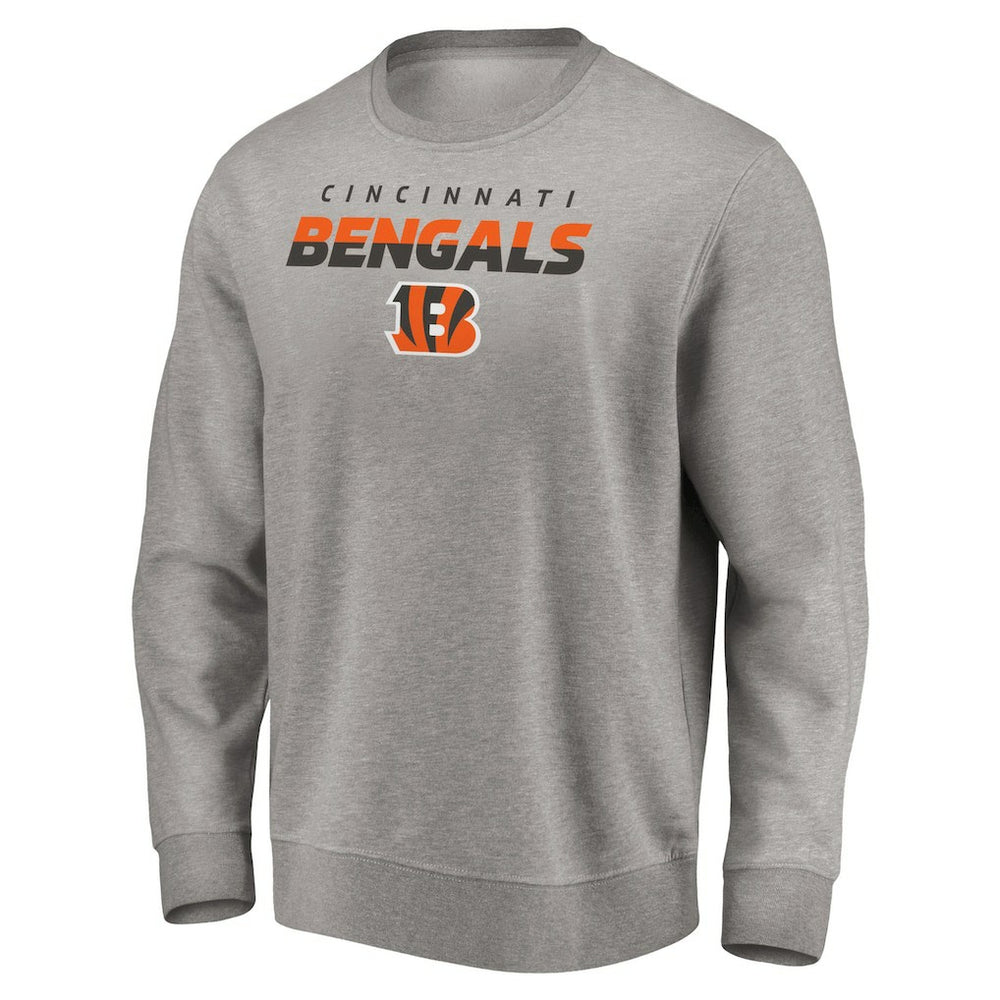 Cincinnati Bengals Elevate Play Pullover Sweatshirt - Gray Pullover