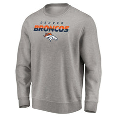 Denver Broncos Elevate Play Pullover Sweatshirt - Gray Pullover