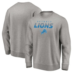 Detroit Lions Elevate Play Pullover Sweatshirt - Gray Pullover