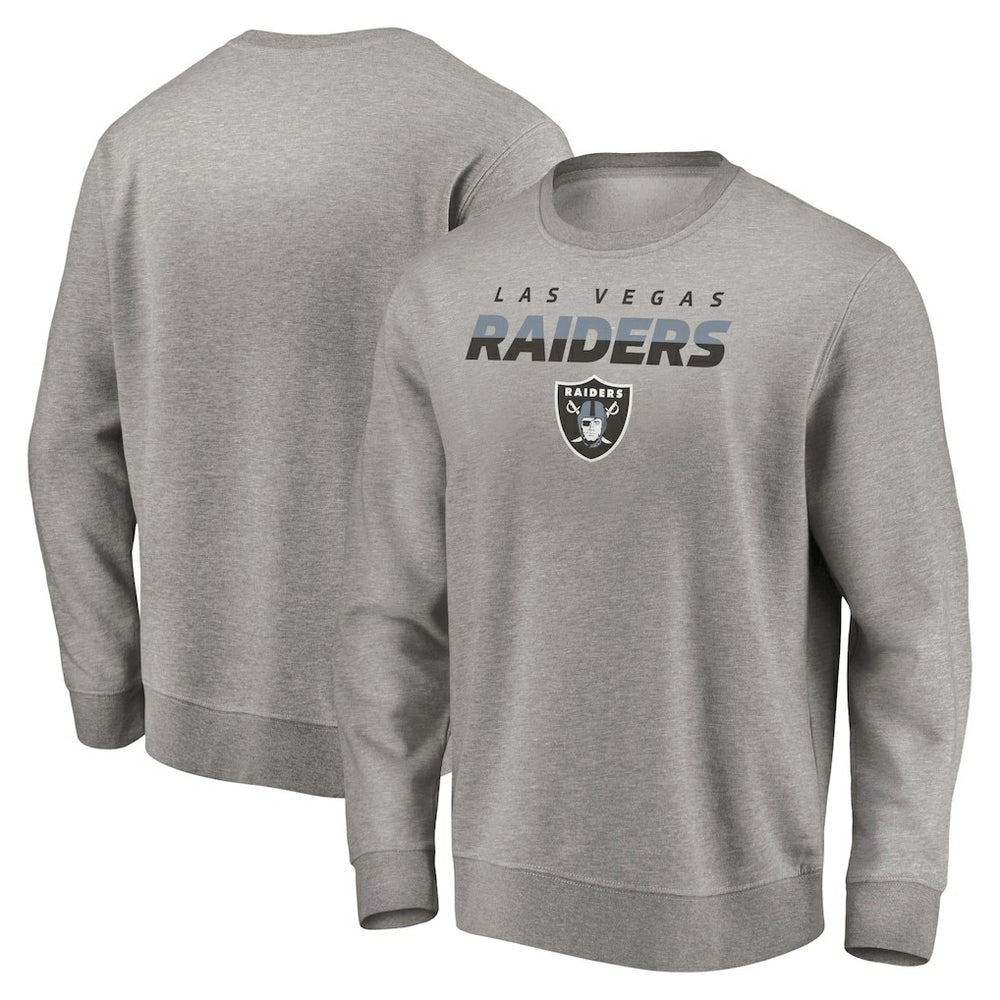 Las Vegas Raiders Elevate Play Pullover Sweatshirt - Gray Pullover