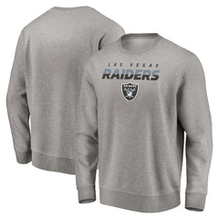 Las Vegas Raiders Elevate Play Pullover Sweatshirt - Gray Pullover