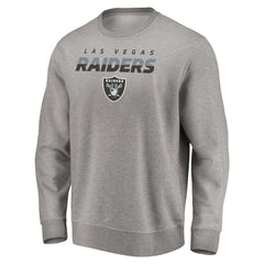Las Vegas Raiders Elevate Play Pullover Sweatshirt - Gray Pullover