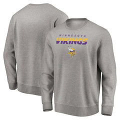 Minnesota Vikings Elevate Play Pullover Sweatshirt - Gray Pullover
