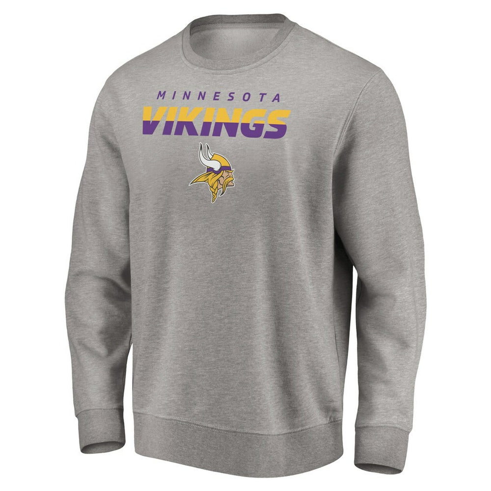 Minnesota Vikings Elevate Play Pullover Sweatshirt - Gray Pullover