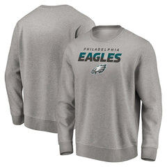 Philadelphia Eagles Elevate Play Pullover Sweatshirt - Gray Pullover