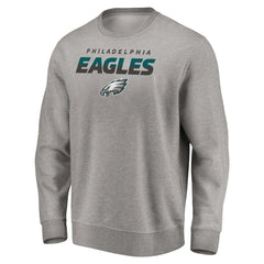 Philadelphia Eagles Elevate Play Pullover Sweatshirt - Gray Pullover