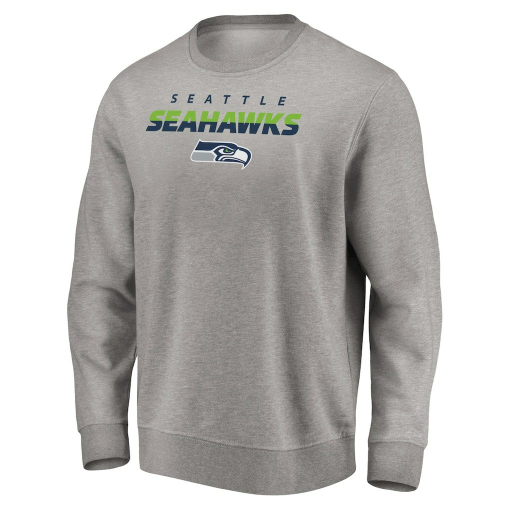 Seattle Seahawks Elevate Play Pullover Sweatshirt - Gray Pullover