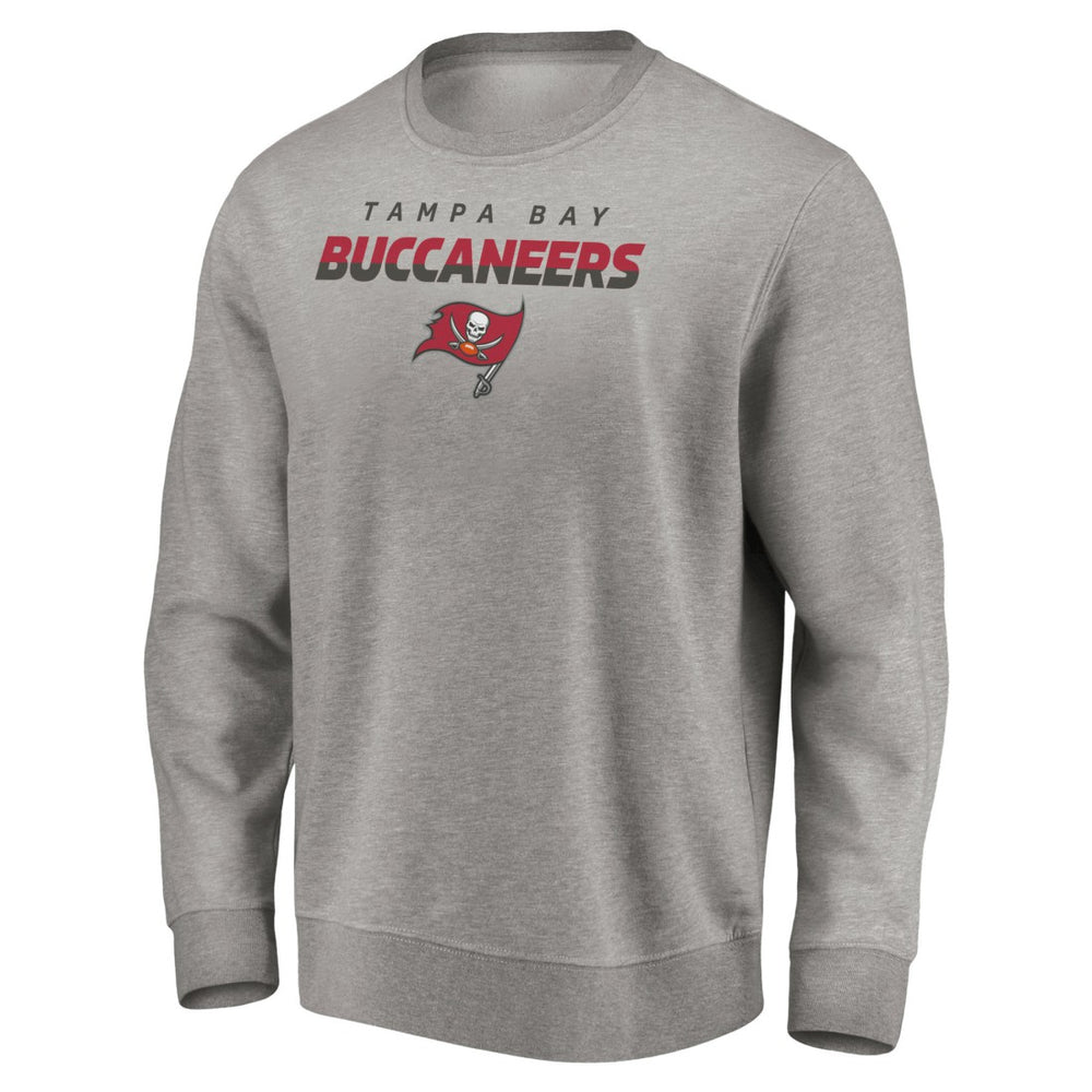 Tampa Bay Buccaneers Elevate Play Pullover Sweatshirt - Gray Pullover