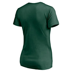 Green Bay Packers Women's Long Stride V-Neck T-Shirt - Green T-shirts