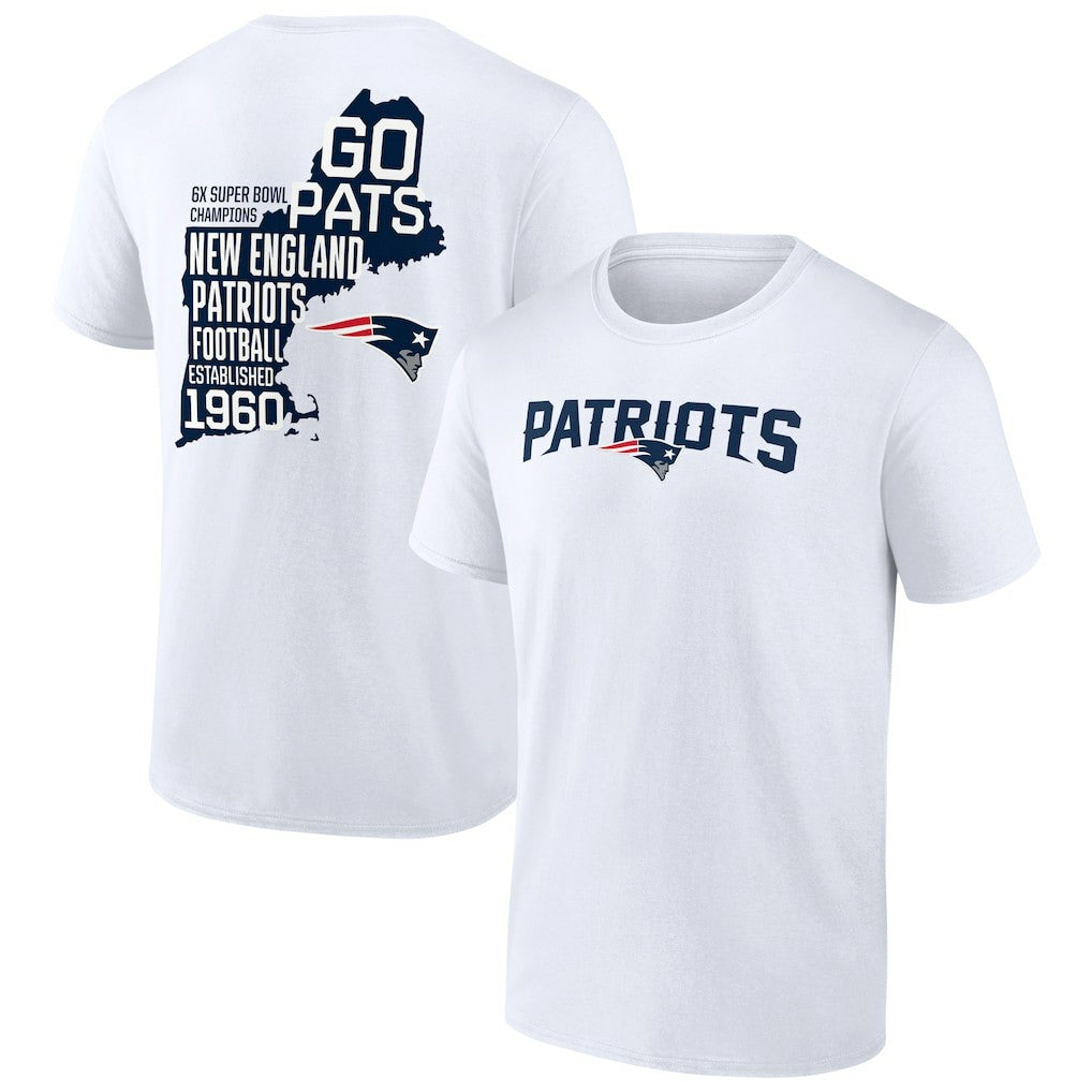New England Patriots Hot Shot T-Shirt - White T-shirts