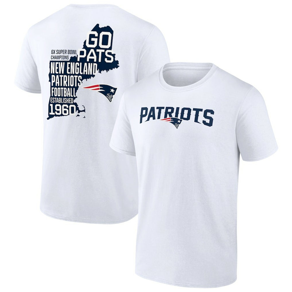New England Patriots Hot Shot T-Shirt - White T-shirts