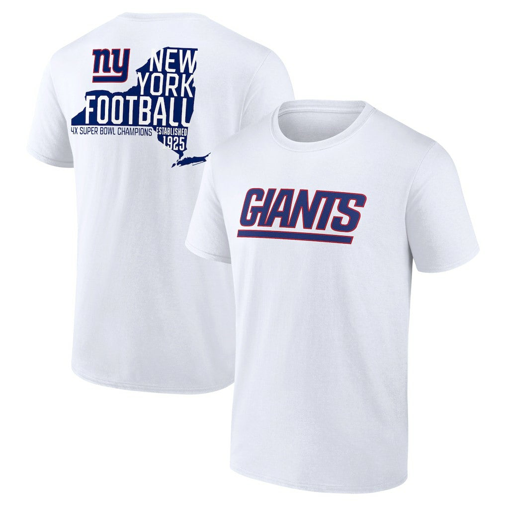 New York Giants Hot Shot T-Shirt - White T-shirts