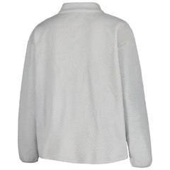 Cleveland Browns Profile Women's Plus Size Sherpa Quarter-Zip Jacket - Gray Jackets