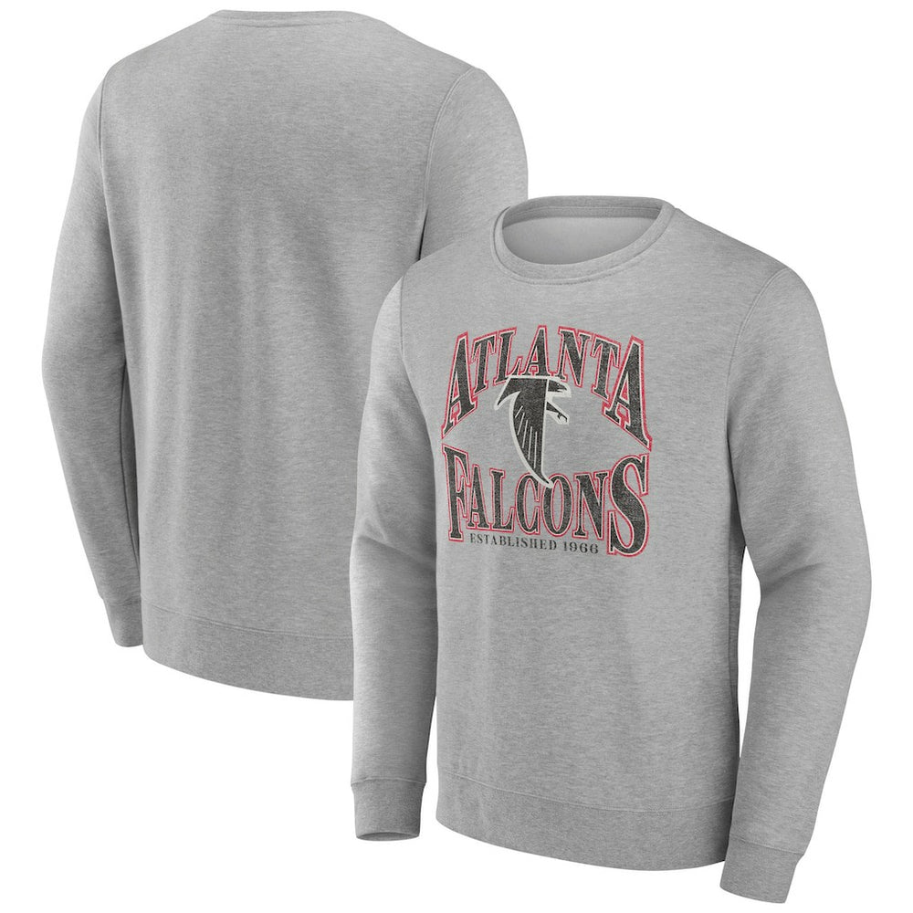 Atlanta Falcons Playability Pullover Sweatshirt - Gray Pullover
