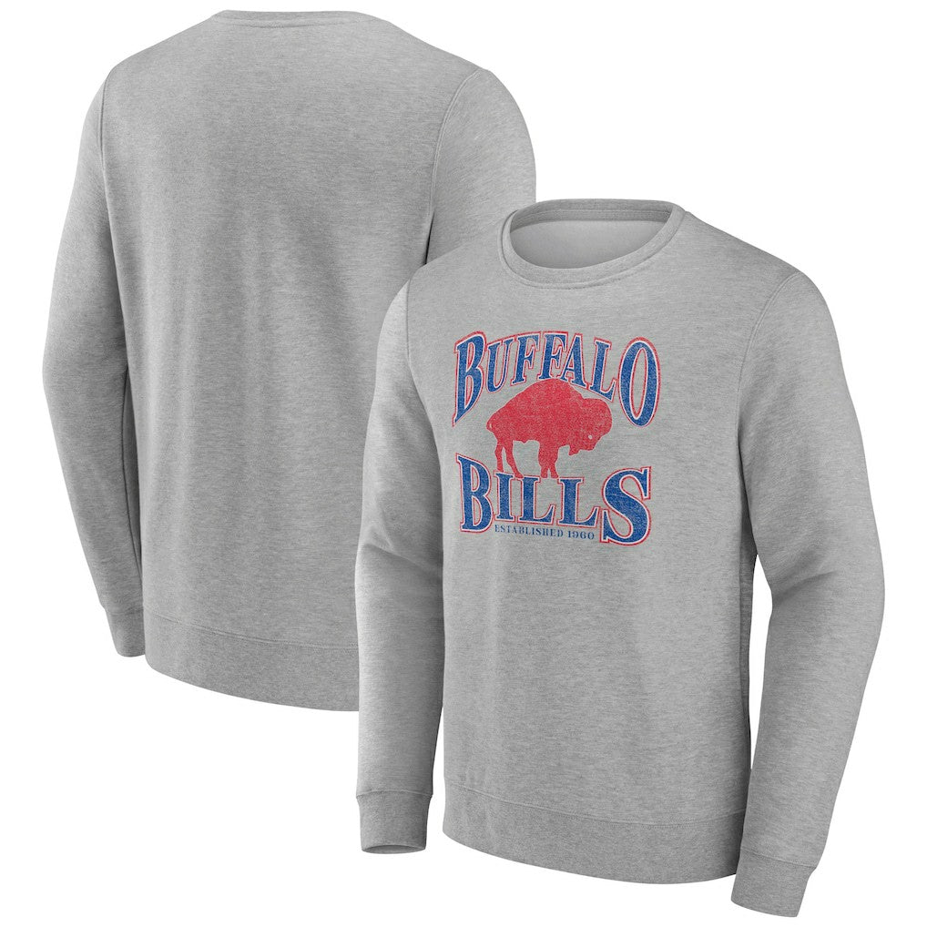Buffalo Bills Playability Pullover Sweatshirt - Gray Pullover