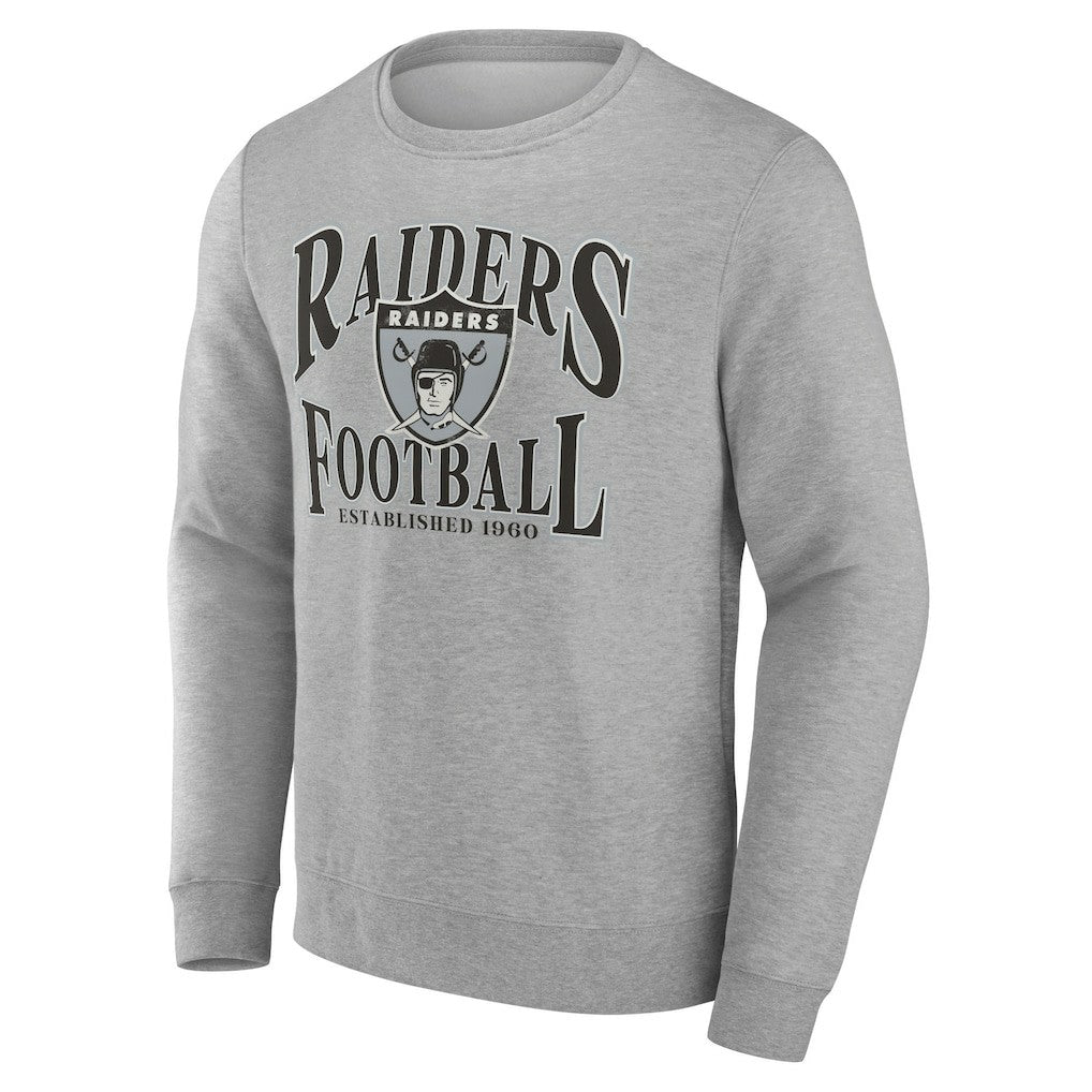 Las Vegas Raiders Playability Pullover Sweatshirt - Gray Pullover