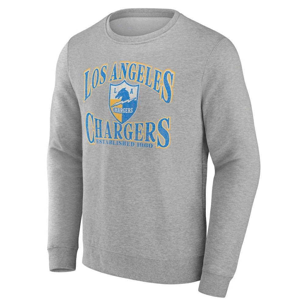 Los Angeles Chargers Playability Pullover Sweatshirt - Gray Pullover