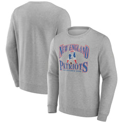 New England Patriots Playability Pullover Sweatshirt - Gray Pullover