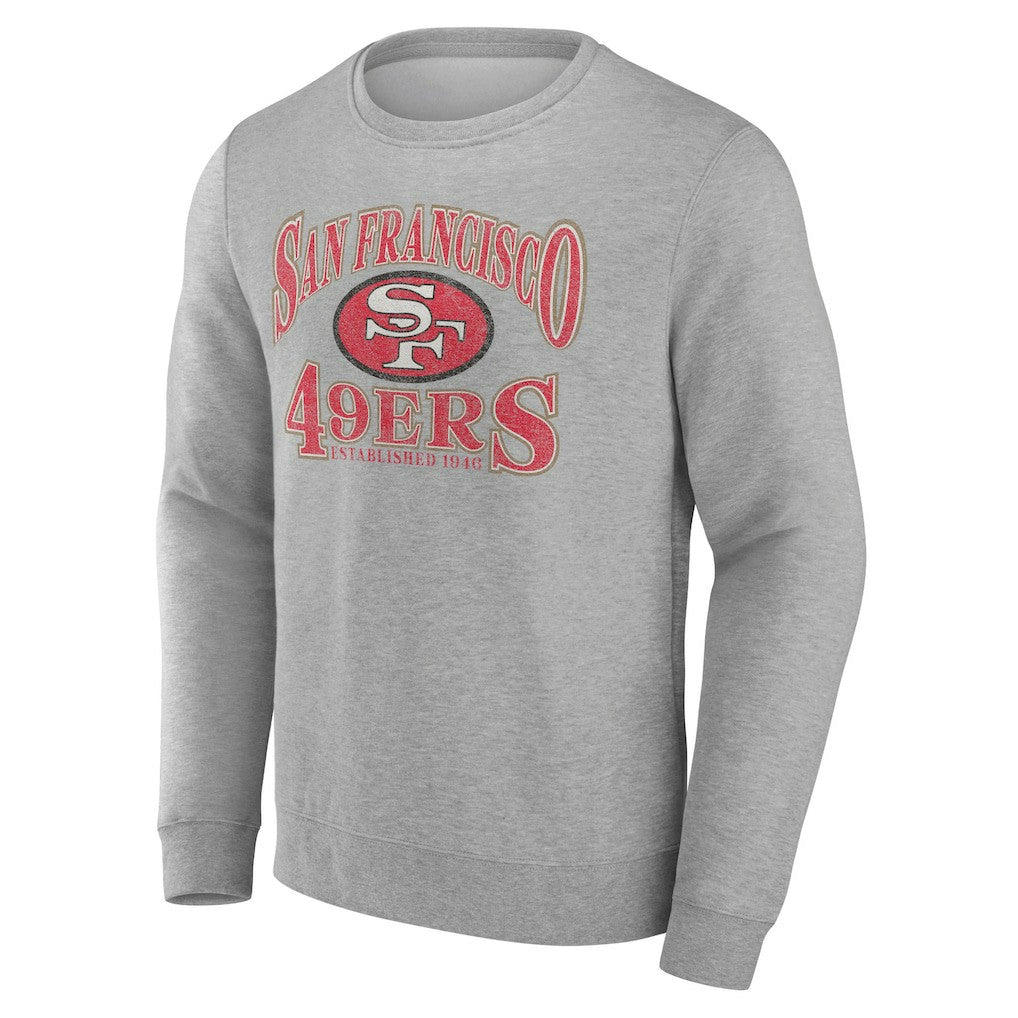 San Francisco 49ers Playability Pullover Sweatshirt - Gray Pullover