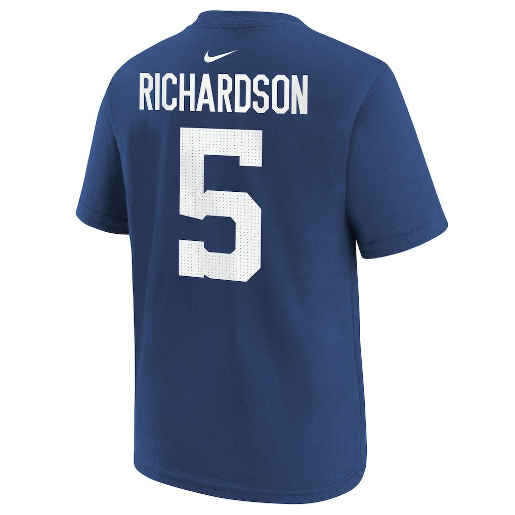 Anthony Richardson Sr. Indianapolis Colts Youth Player Name & Number T-Shirt - Royal T-shirts
