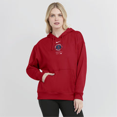 Los Angeles Angels Nike Women's City Connect Practice Performance Pullover Hoodie - Red Hoodies