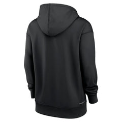 Colorado Rockies Nike Women's Authentic Collection Performance Pullover Hoodie - Black Hoodies