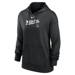 Chicago White Sox Nike Women's Authentic Collection Performance Pullover Hoodie - Black Hoodies